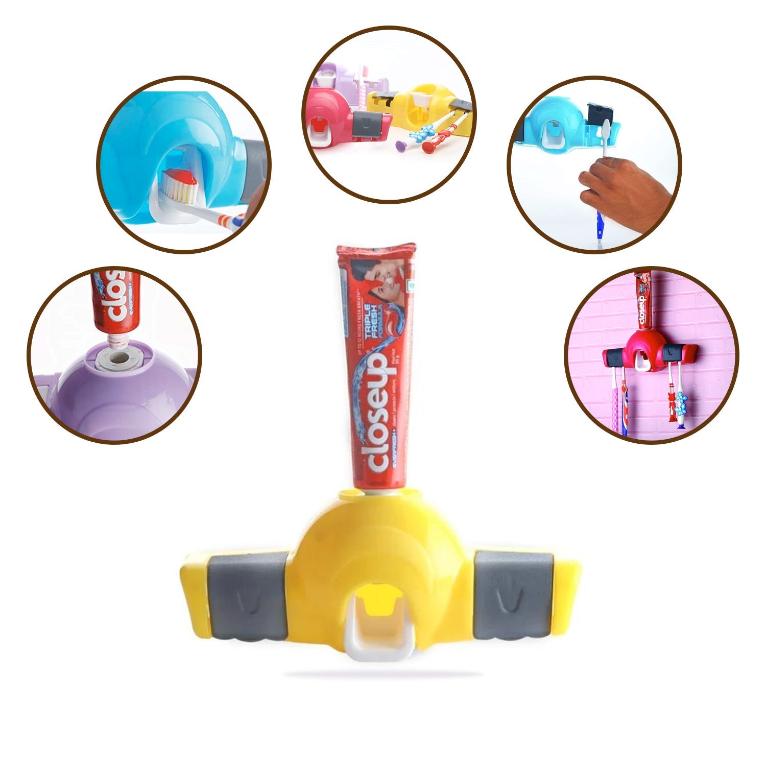 Automatic Push Toothpaste Squeezer Dispenser Automatic Push Toothpaste Squeezer Dispenser